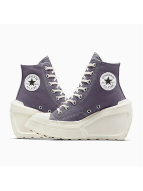 Converse Chuck 70 De Luxe Wedge 'lavender Ash' Women's Shoe New W/o Box Size 5.5